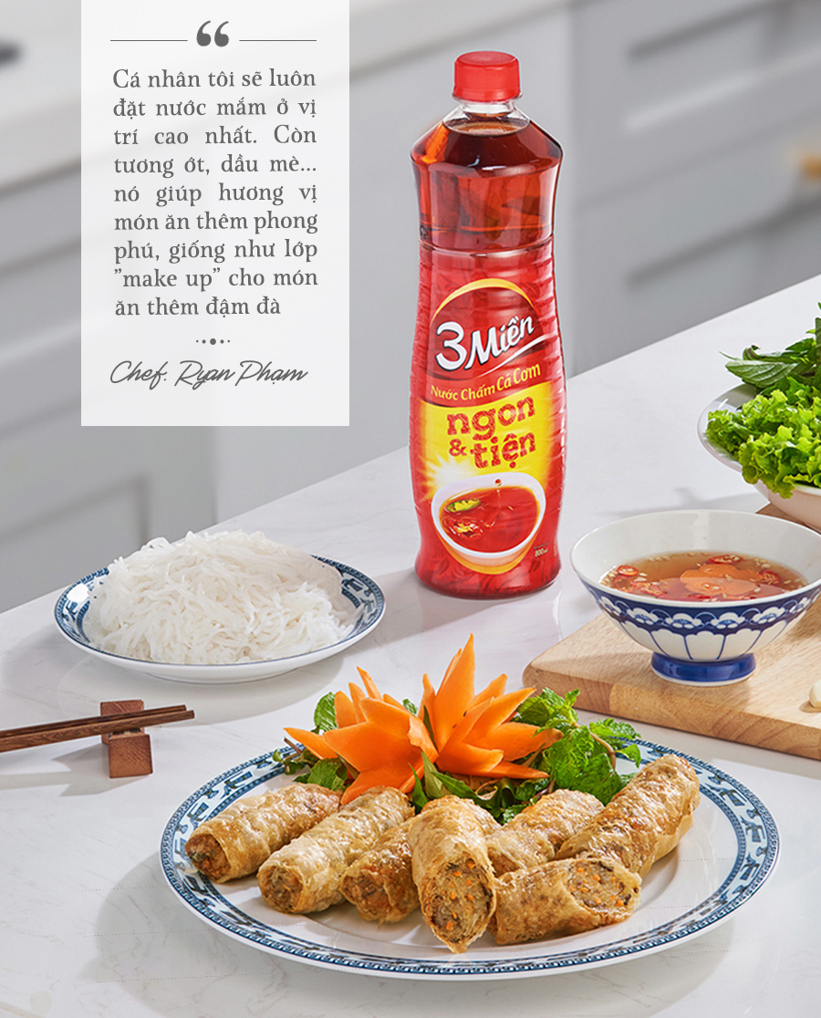 Chef Ryan Phạm bật mí tiêu chí chọn nước chấm trung hòa được khẩu vị 3 miền - Ảnh 3. Chef Ryan Phạm bật mí tiêu chí chọn nước chấm trung hòa được khẩu vị 3 miền - Ảnh 3.