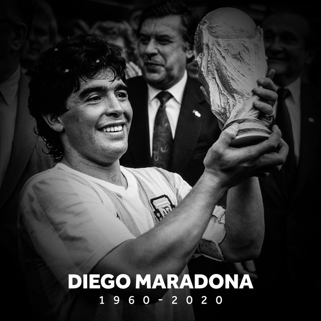 Huyền thoại bóng đá Diego Maradona qua đời ở tuổi 60 - Ảnh 1.