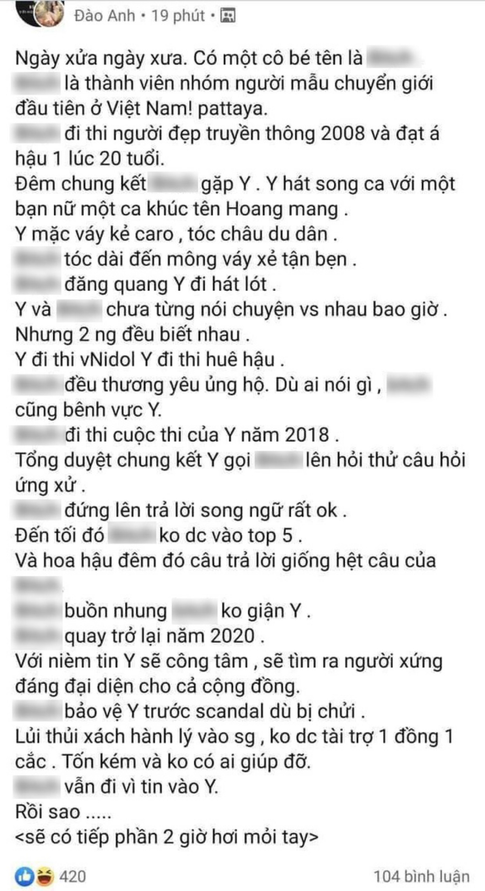 "Mỹ nhân chuyển giới" vừa tố Hương Giang nhận mưa "gạch đá" vì đang cay cú sau khi bị loại khỏi "Đại sứ hoàn mỹ" 4 batch1280152343694486476789439027969901551333098n 1606454991972935464790 16064917264072130211972