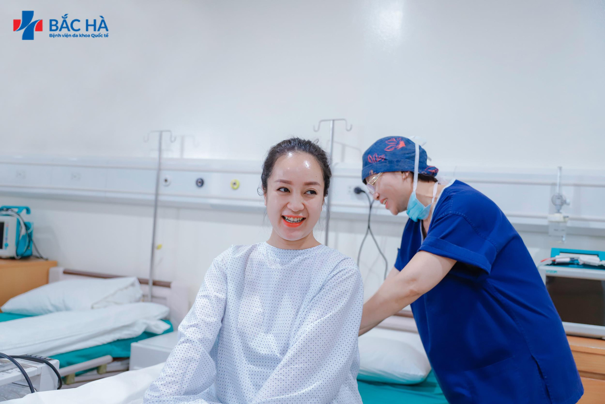 Hot girl Bamboo Thanh Thủy “mê mẩn” dịch vụ thai sản trọn gói của Bệnh viện ĐKQT Bắc Hà - Ảnh 3.