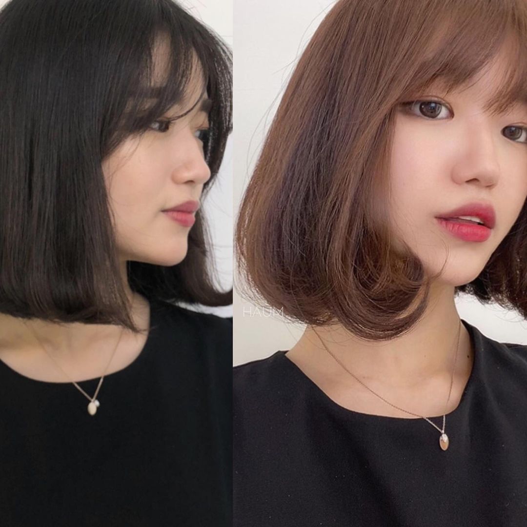 Học gái Hàn nhuộm tóc màu caramel không cần tẩy để makeup đơn giản vẫn xinh, diện đồ là auto trừ tuổi - Ảnh 1.