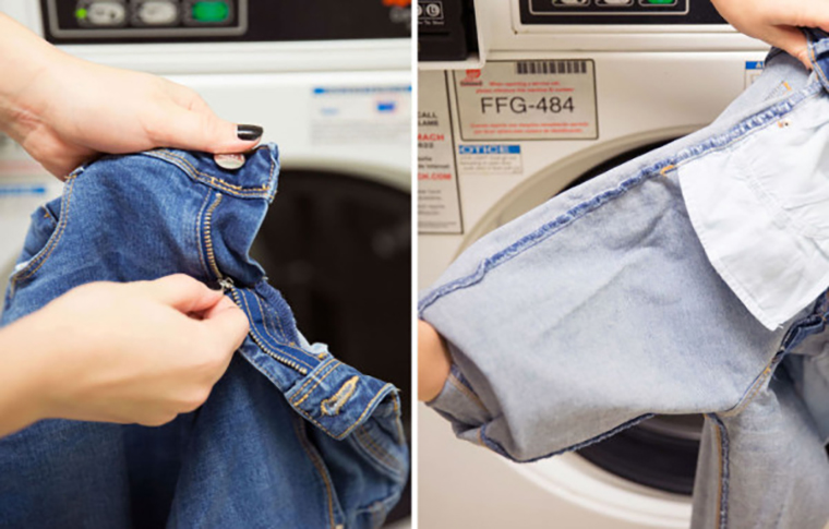 Những sai lầm thường thấy khi giặt quần jean bằng máy giặt mà đến 80% người dùng sẽ mặc phải - Ảnh 2.