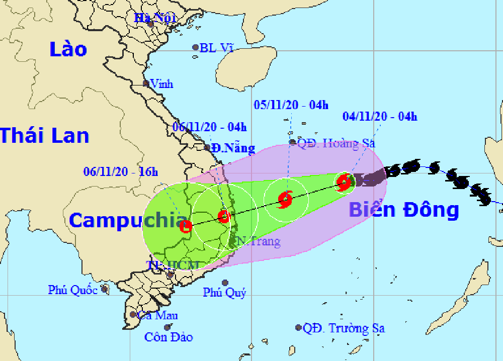 Bão số 10 suy yếu thành áp thấp nhiệt đới, từ đêm nay miền Trung mưa to đến rất to kèm gió giật mạnh - Ảnh 1. Bão số 10 suy yếu thành áp thấp nhiệt đới, từ đêm nay miền Trung mưa to đến rất to kèm gió giật mạnh - Ảnh 1.