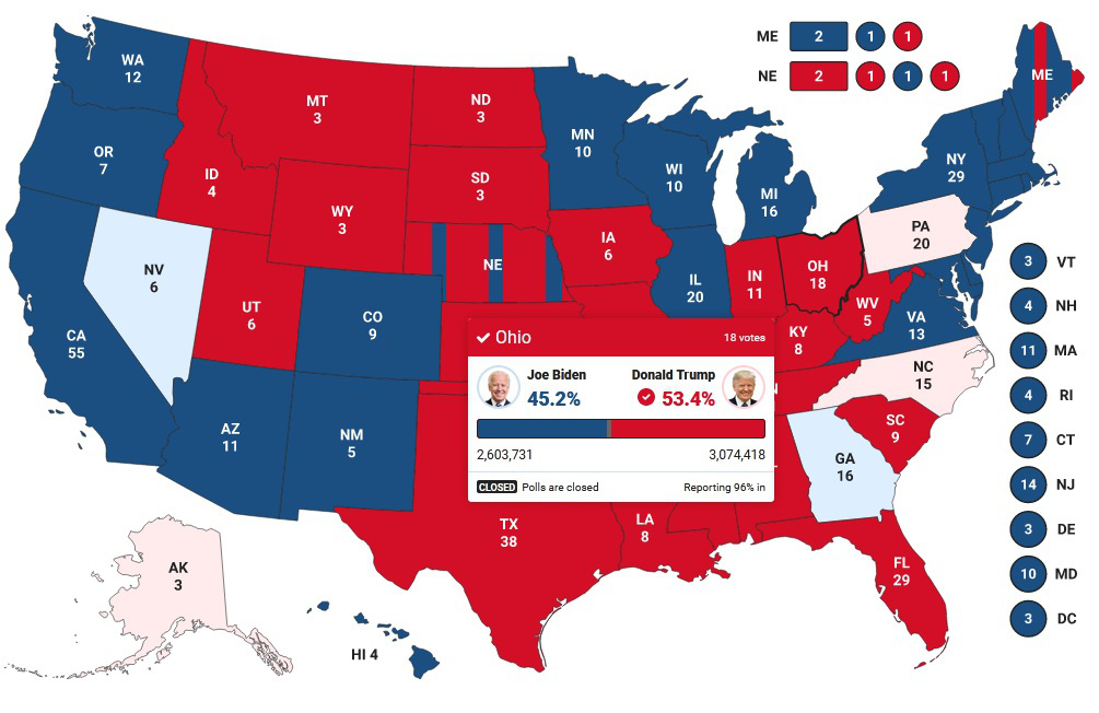 Kịch tính nối kịch tính: Ông Biden ngược dòng, vượt ông Trump ở Georgia - Ảnh 3.