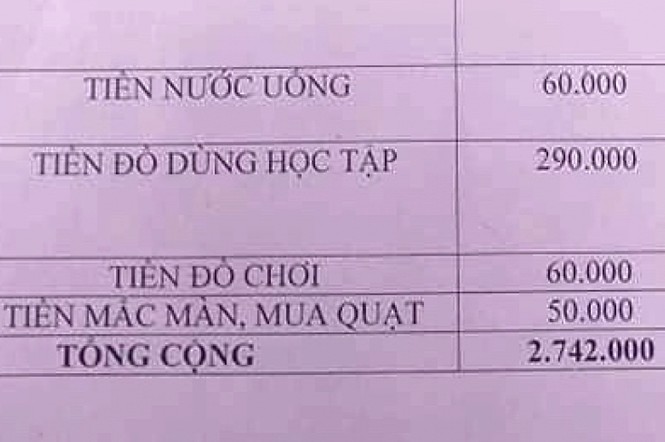 Gia Lai: Trường mầm non thu tiền mắc màn, hiệu trưởng nói gì? - Ảnh 1.