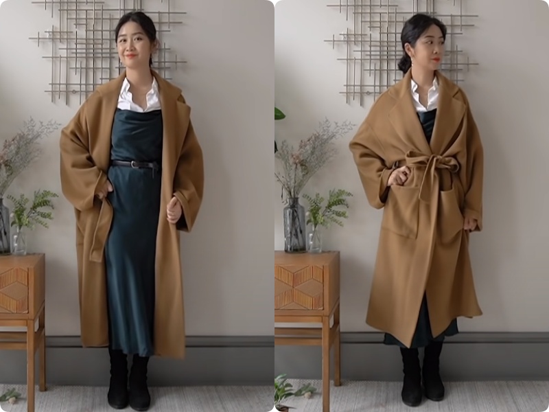 Mẹ 2 con người Hàn hướng dẫn cách mặc váy hè ngay cả trong mùa đông - Ảnh 3.
