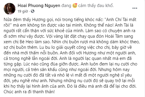 Viet Huong's husband revealed the situation of the late artist Chi Tai's wife in the United States - Photo 2.