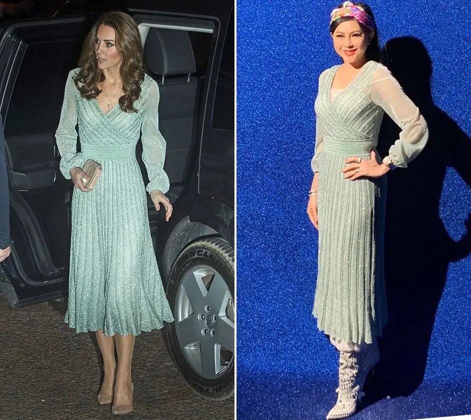 Khi Công nương Kate, Meghan đụng hàng celeb: Khí chất Công nương Hoàng gia liệu có bị thần thái ngôi sao lấn át? - Ảnh 4. Khi Công nương Kate, Meghan đụng hàng celeb: Khí chất Công nương Hoàng gia liệu có bị thần thái ngôi sao lấn át? - Ảnh 4.