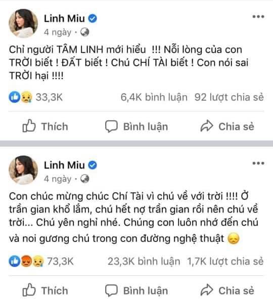 Linh Miu &quot;xả vai nhập viện&quot; sau phát ngôn gây phẫn nộ về NS Chí Tài khiến dân mạng thất vọng, nặng lời chỉ trích lần 3 - Ảnh 1.