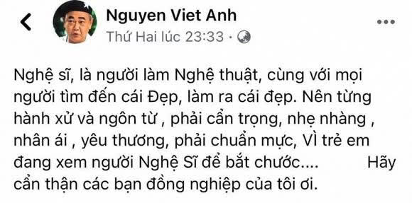 Biến căng: NS Việt Anh lên tiếng nhắc nhở đàn em nghệ sĩ sau lùm xùm gymer, Cát Phượng đáp trả trống không gây phẫn nộ - Ảnh 2.
