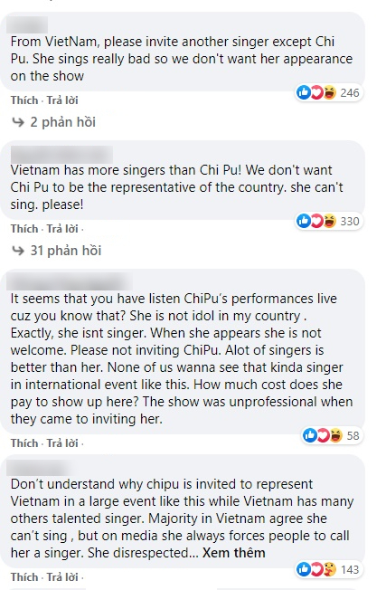 Sau Hương Giang, tới lượt Chi Pu bị antifan tẩy chay: Show diễn với nghệ sĩ nước ngoài hứng trọn phẫn nộ, đòi thay ca sĩ khác  - Ảnh 4.