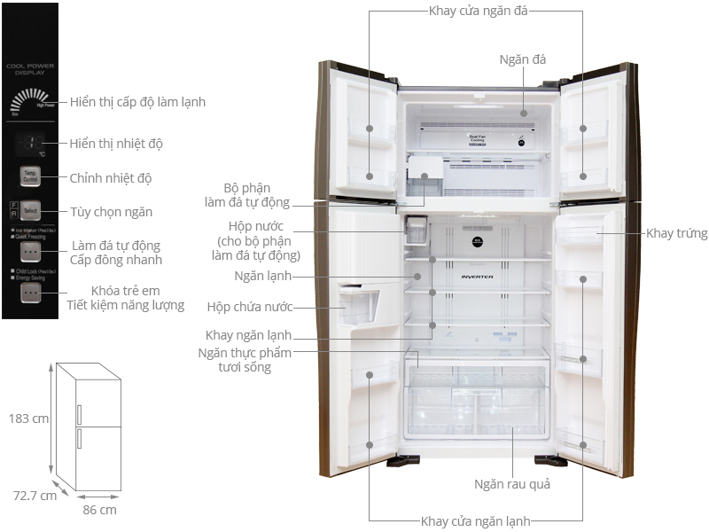 6 chiếc tủ lạnh được bình chọn nhiều nhất năm 2020: Đều sở hữu công nghệ Inverter tiết kiệm điện, phù hợp từ người độc thân tới các gia đình - Ảnh 6. 6 chiếc tủ lạnh được bình chọn nhiều nhất năm 2020: Đều sở hữu công nghệ Inverter tiết kiệm điện, phù hợp từ người độc thân tới các gia đình - Ảnh 6.