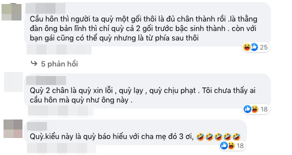 Cộng đồng mạng tranh cãi về màn quỳ gối cầu hôn của Quý Bình: “Quỳ như xin lỗi, chịu phạt” - Ảnh 3.