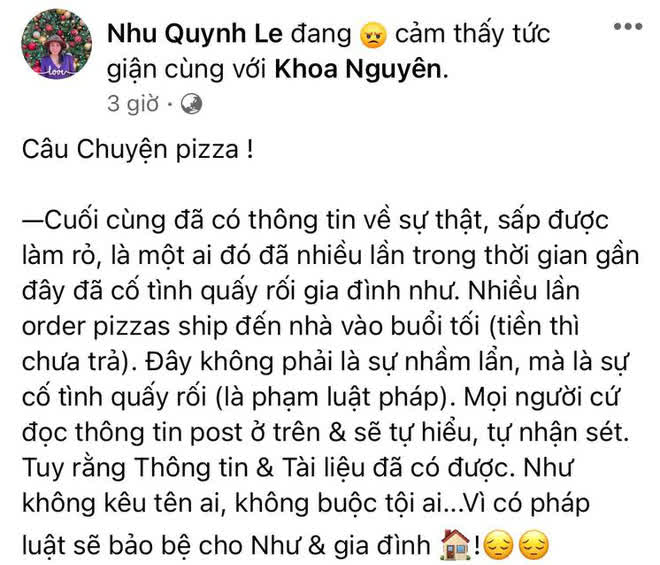 Vợ cũ Hoàng Anh tố &quot;người giấu mặt&quot; đặt bánh liên tục nhưng không trả tiền, gây rối cuộc sống sau ly hôn - Ảnh 1.