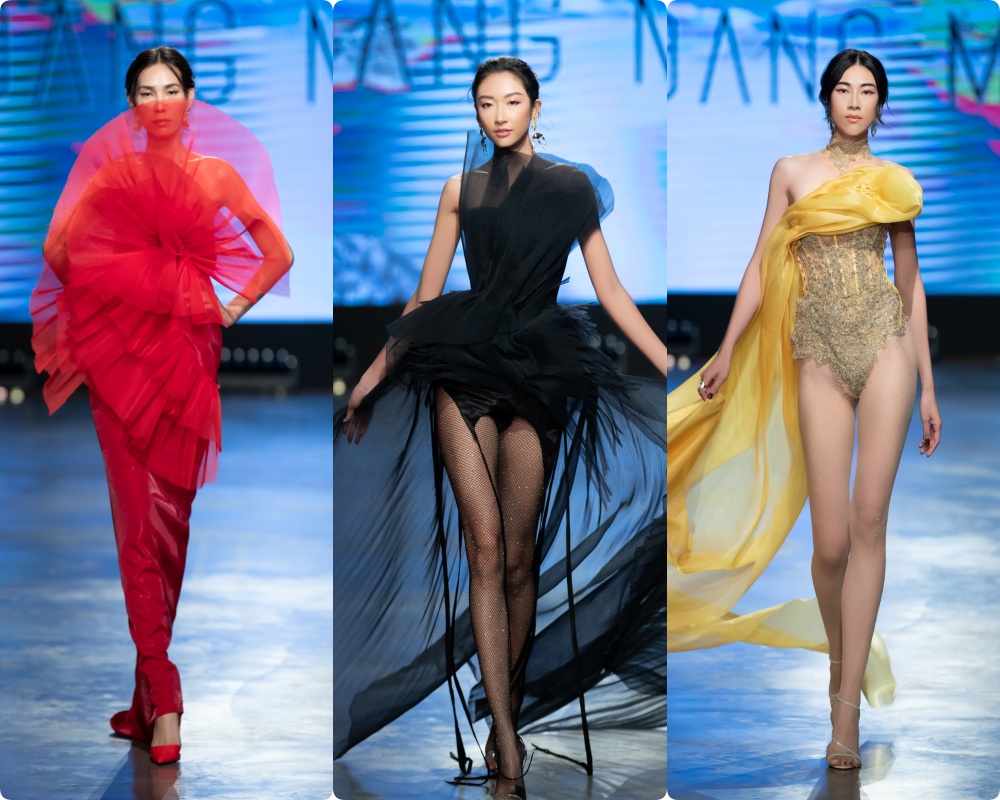 Phương Mai hóa thân thành vũ công múa cột, Võ Hoàng Yến nhảy múa tung tăng trên sàn rumway ngày cuối Fashion Festival - Ảnh 5. Phương Mai hóa thân thành vũ công múa cột, Võ Hoàng Yến nhảy múa tung tăng trên sàn rumway ngày cuối Fashion Festival - Ảnh 5.