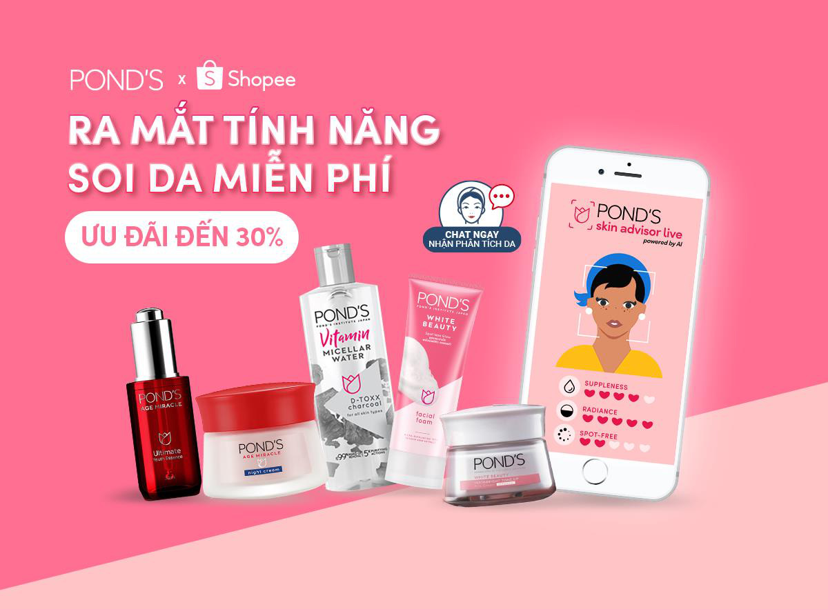 POND’S hợp tác cùng Shopee giới thiệu trải nghiệm Chăm sóc da thông minh - Ảnh 1.