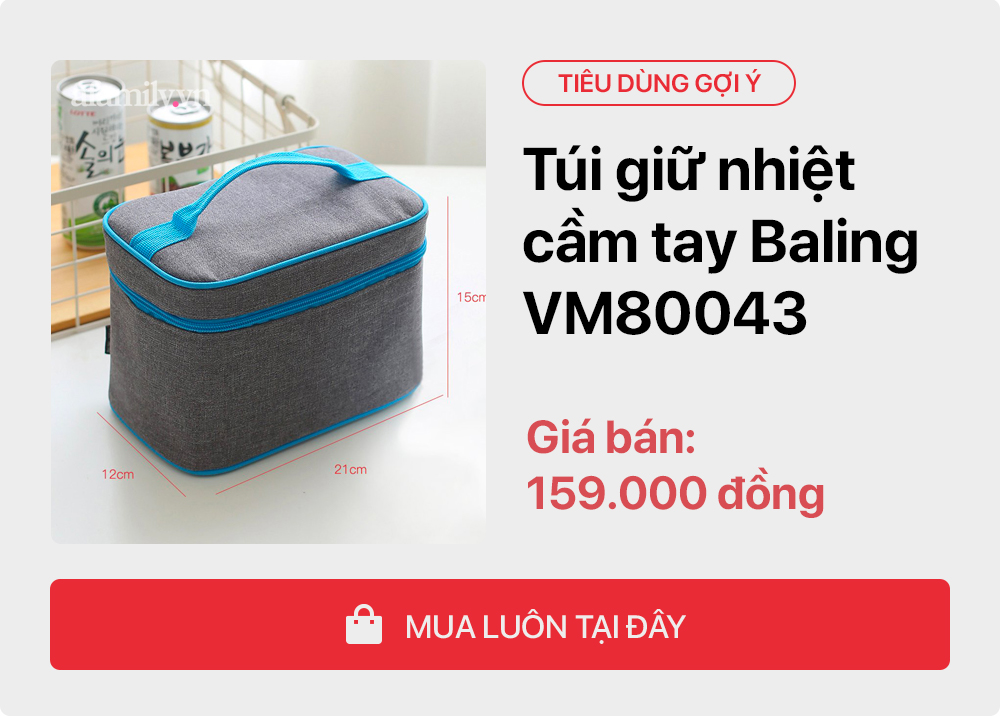 Trời lạnh gợi ý ngay 8 mẫu túi đựng hộp cơm giữ nhiệt có giá từ bình dân tới cao cấp để bữa trưa của bạn luôn nóng hổi - Ảnh 6.