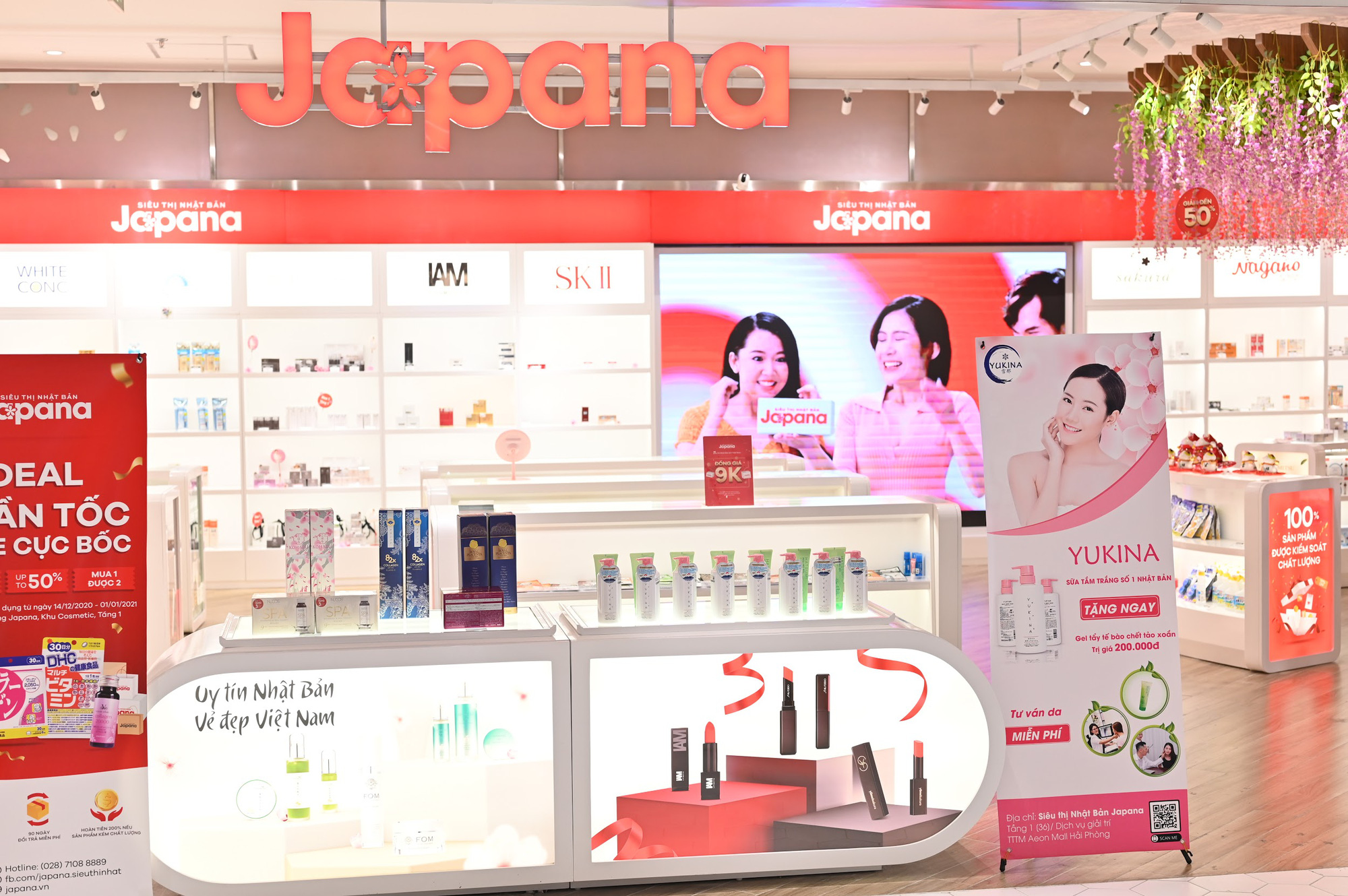 Sữa tắm Yukina được phái đẹp săn đón khi có mặt tại Aeon Mall Hải Phòng - Ảnh 1.