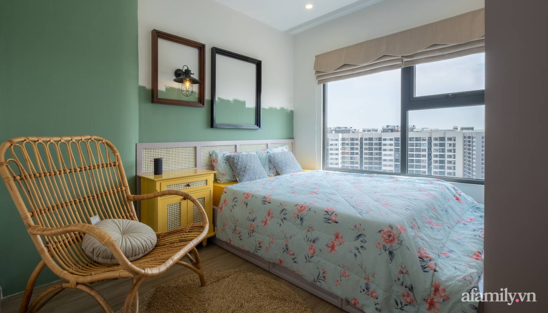 Căn hộ 3 phòng ngủ đẹp tinh tế với phong cách Indochine ở Vinhomes Ocean Park, Hà Nội - Ảnh 10.