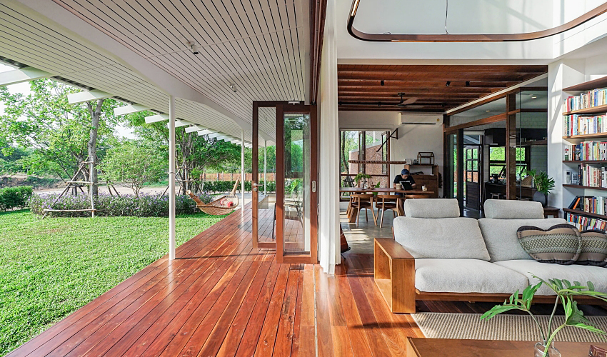 Căn nhà hai tầng đón nắng gió và cây xanh mang vẻ đẹp an yên giữa chốn thôn quê 201106spacestudiodesign0 16071625311881834855175 - Căn nhà hai tầng đón nắng gió và cây xanh mang vẻ đẹp an yên giữa chốn thôn quê