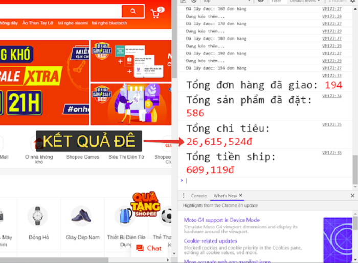 Bí kíp sống ảo dễ như trở bàn tay: Hướng dẫn thánh mua hàng online xem tổng số đơn đã mua trên cáċ sàn thương mại điện tử - Ảnh 6. Bí kíp sống ảo dễ như trở bàn tay: Hướng dẫn thánh mua hàng online xem tổng số đơn đã mua trên cáċ sàn thương mại điện tử - Ảnh 6.