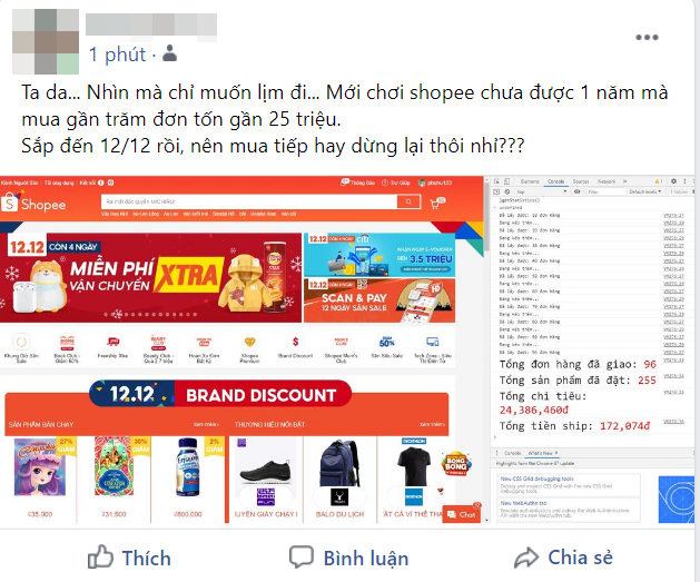 Mua hàng online điên đảo nhưng bạn đã bao giờ biết cách xem lại tổng số tiền mình đã mua trên cáċ sàn thương mại điện tử chưa? - Ảnh 16. Mua hàng online điên đảo nhưng bạn đã bao giờ biết cách xem lại tổng số tiền mình đã mua trên cáċ sàn thương mại điện tử chưa? - Ảnh 16.