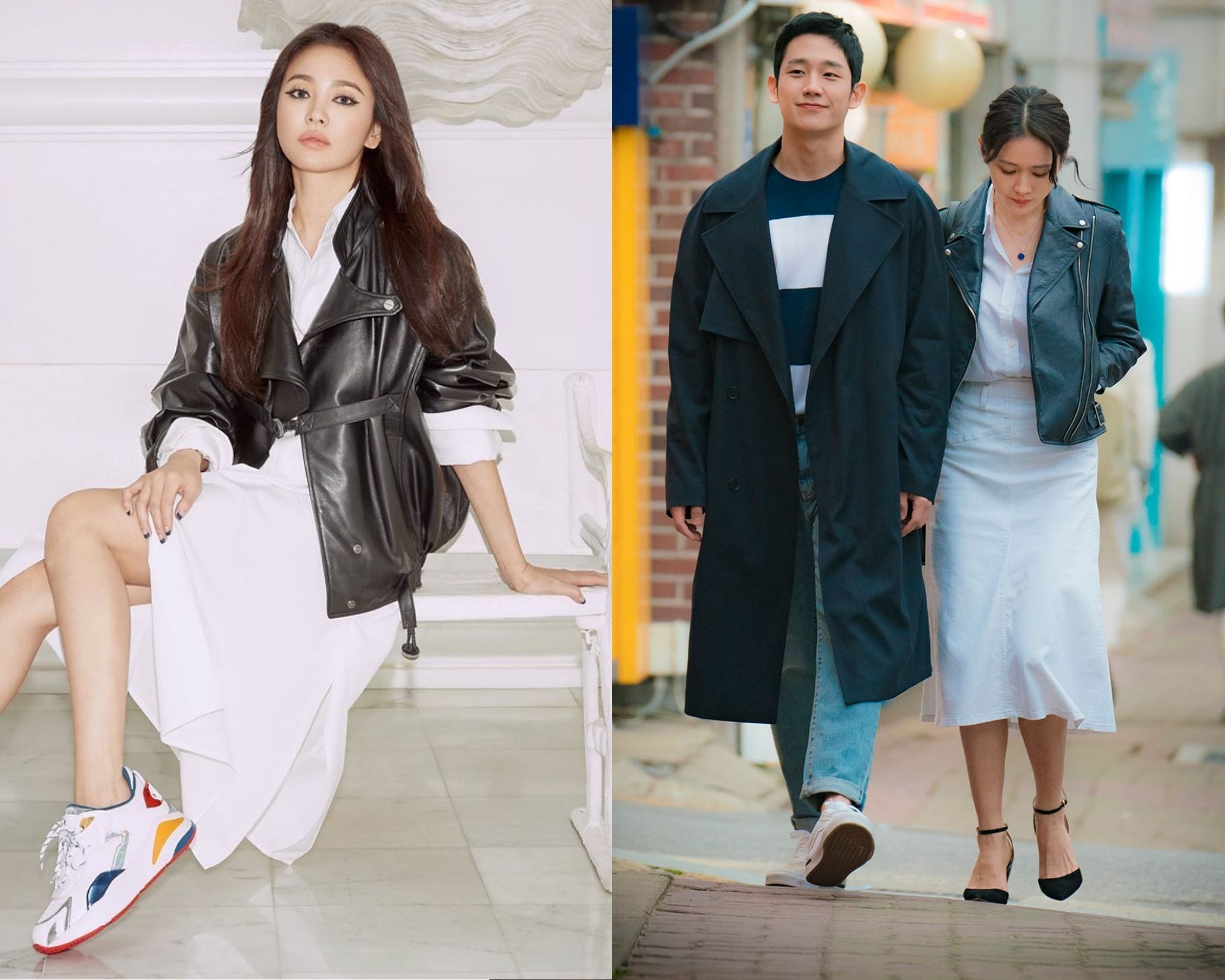Ai mà ngờ Song Hye Kyo lớn tuổi hơn Son Ye Jin vì cô trẻ trung lấn át cả "chị đẹp" khi chung ý tưởng diện đồ - Ảnh 6. Ai mà ngờ Song Hye Kyo lớn tuổi hơn Son Ye Jin vì cô trẻ trung lấn át cả "chị đẹp" khi chung ý tưởng diện đồ - Ảnh 6.