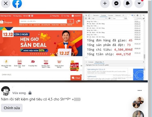 Mua hàng online điên đảo nhưng bạn đã bao giờ nghĩ mình tiêu hết bao nhiêu tiền trên cáċ sàn thương mại điện tử chưa? - Ảnh 22. Mua hàng online điên đảo nhưng bạn đã bao giờ nghĩ mình tiêu hết bao nhiêu tiền trên cáċ sàn thương mại điện tử chưa? - Ảnh 22.