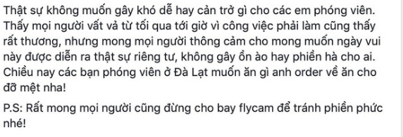 Suốt một ngày &quot;bưng bít&quot; đám cưới, cuối cùng phía Tóc Tiên cũng đưa ra lý do phải giữ bí mật - Ảnh 2.