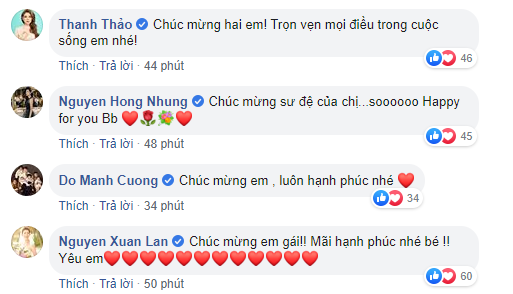 Xuân Lan, Thanh Thảo cùng loạt sao Việt nô nức gửi lời chúc mừng Tóc Tiên sau khi chính thức công khai chuyện kết hôn - Ảnh 3.
