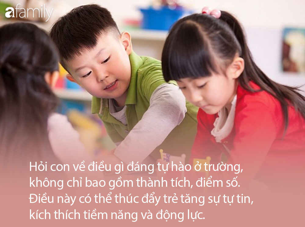 Đừng chăm chăm hỏi &quot;Con được mấy điểm?&quot;, đây mới là những điều cha mẹ nên khuyến khích trẻ nói ra sau buổi học - Ảnh 2.