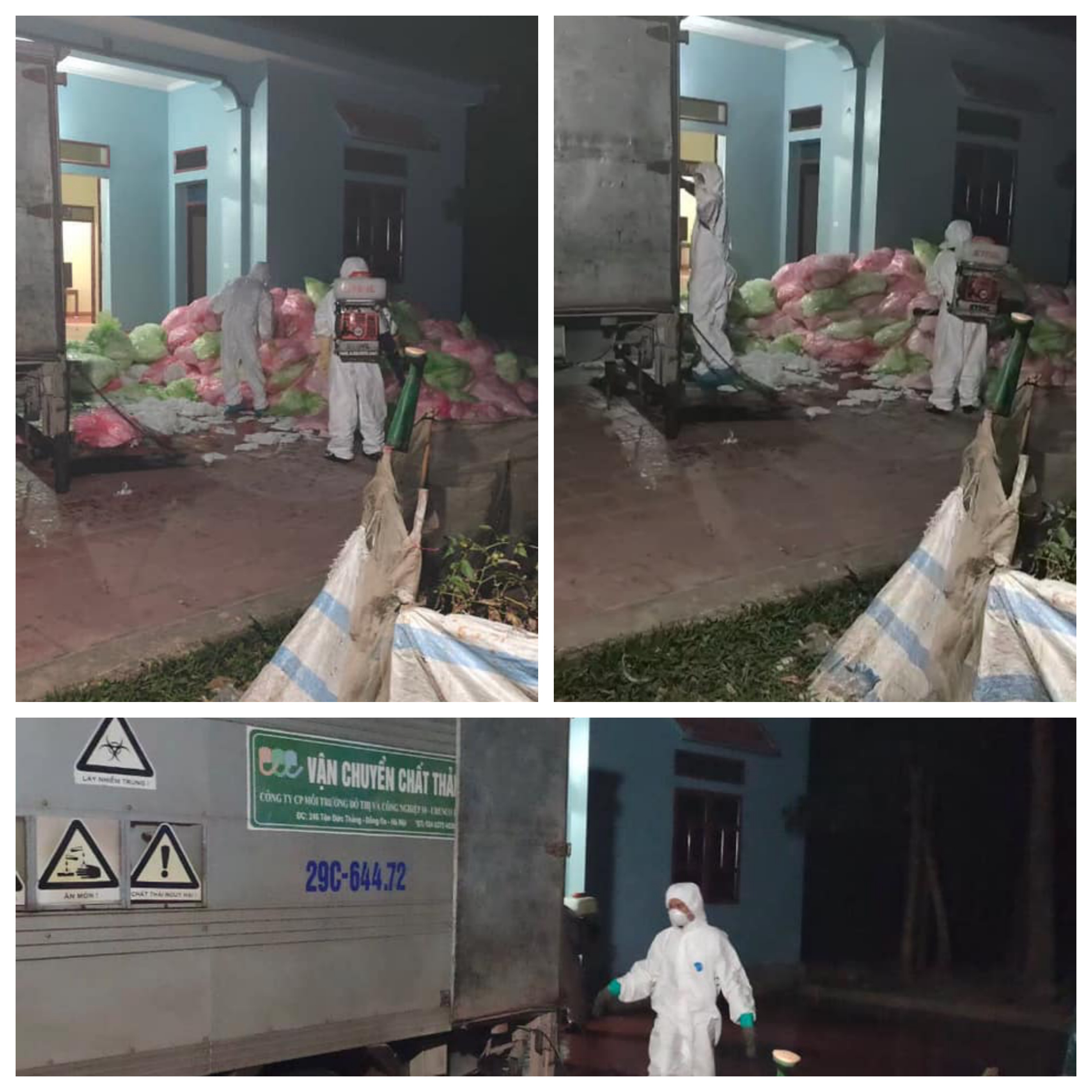 600 kg khẩu trang đã sử dụng được cất giấu trong ngôi nhà ở Hà Nội, cảnh sát đang làm rõ ý đồ kì lạ này - Ảnh 1.