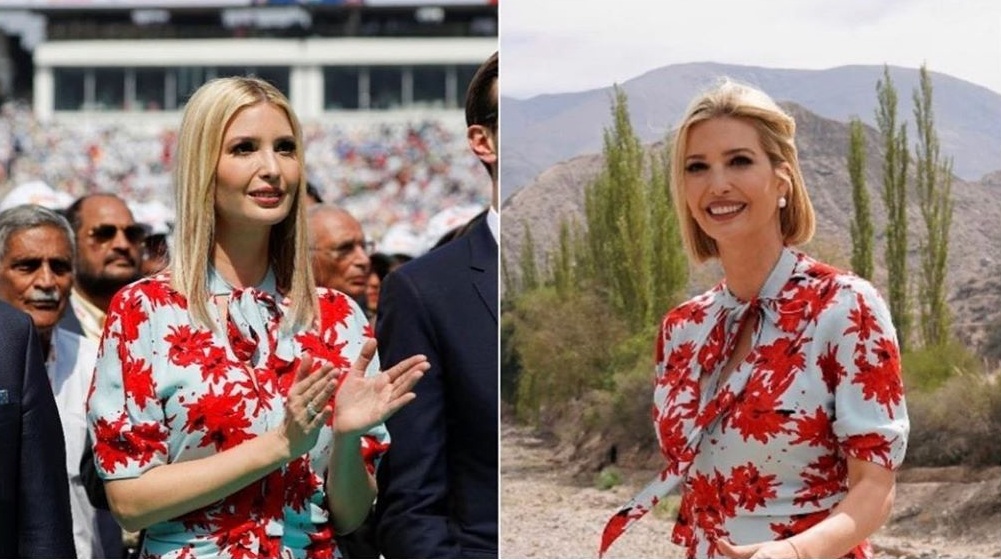 Ivanka Trump được khen hết lời khi diện lại váy cũ, đẹp như nữ thần trong chuyến công du nước ngoài - Ảnh 2.