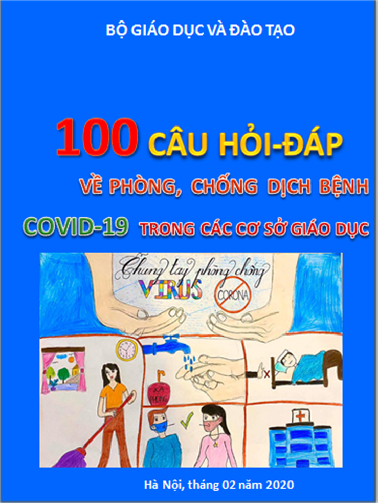 Bộ GD-ĐT công bố tài liệu &quot;100 câu hỏi hỏi - đáp về phòng, chống dịch bệnh Covid-19 trong các cơ sở giáo dục&quot; - Ảnh 1.