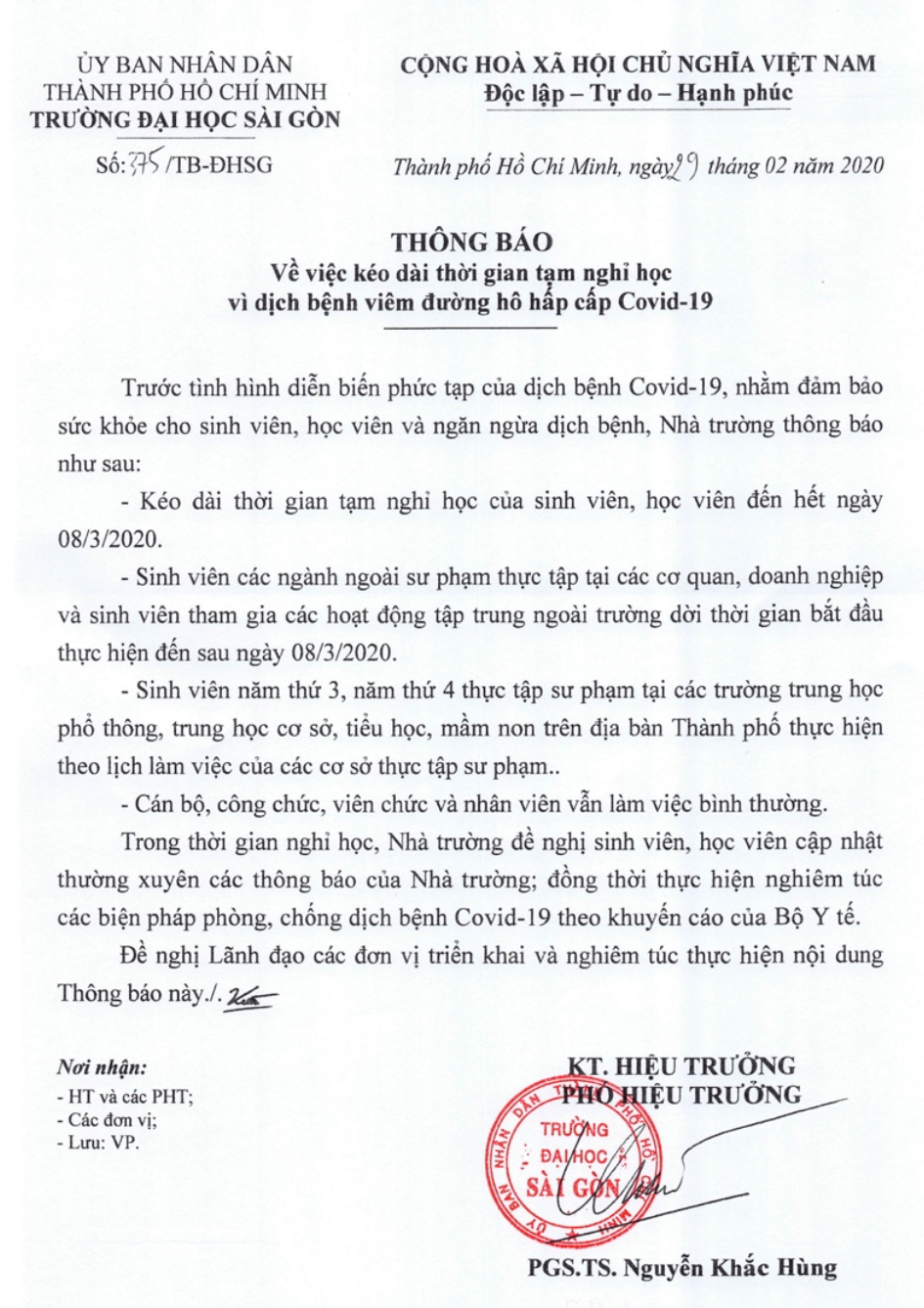 Hàng loạt trường đại học ở TP. HCM hủy thông báo đi học, tiếp tục lùi lịch quay lại trường thêm 1 tuần - Ảnh 4. Hàng loạt trường đại học ở TP. HCM hủy thông báo đi học, tiếp tục lùi lịch quay lại trường thêm 1 tuần - Ảnh 4.