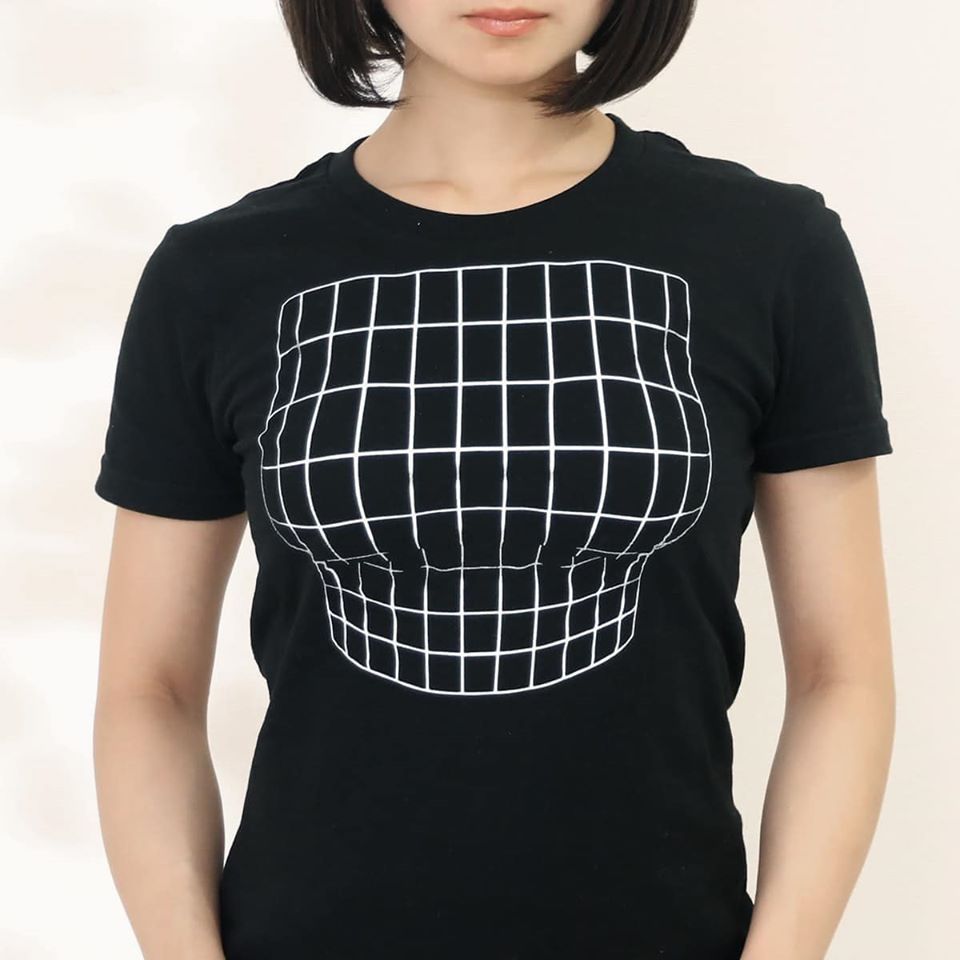 Ngực Lép Vẫn Ham Sống Ảo, Yên Tâm Đã Có Áo Phông 3D Tạo Ảo Giác 