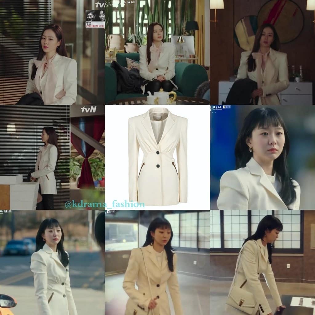 Gạt hết hình ảnh &quot;điên nữ&quot; nổi loạn, Jo Yi Seo của Itaewon Class bất ngờ hóa tiểu thư sang chảnh, đụng hàng áo khoác hơn 100 triệu với chị đẹp Son Ye Jin - Ảnh 6.