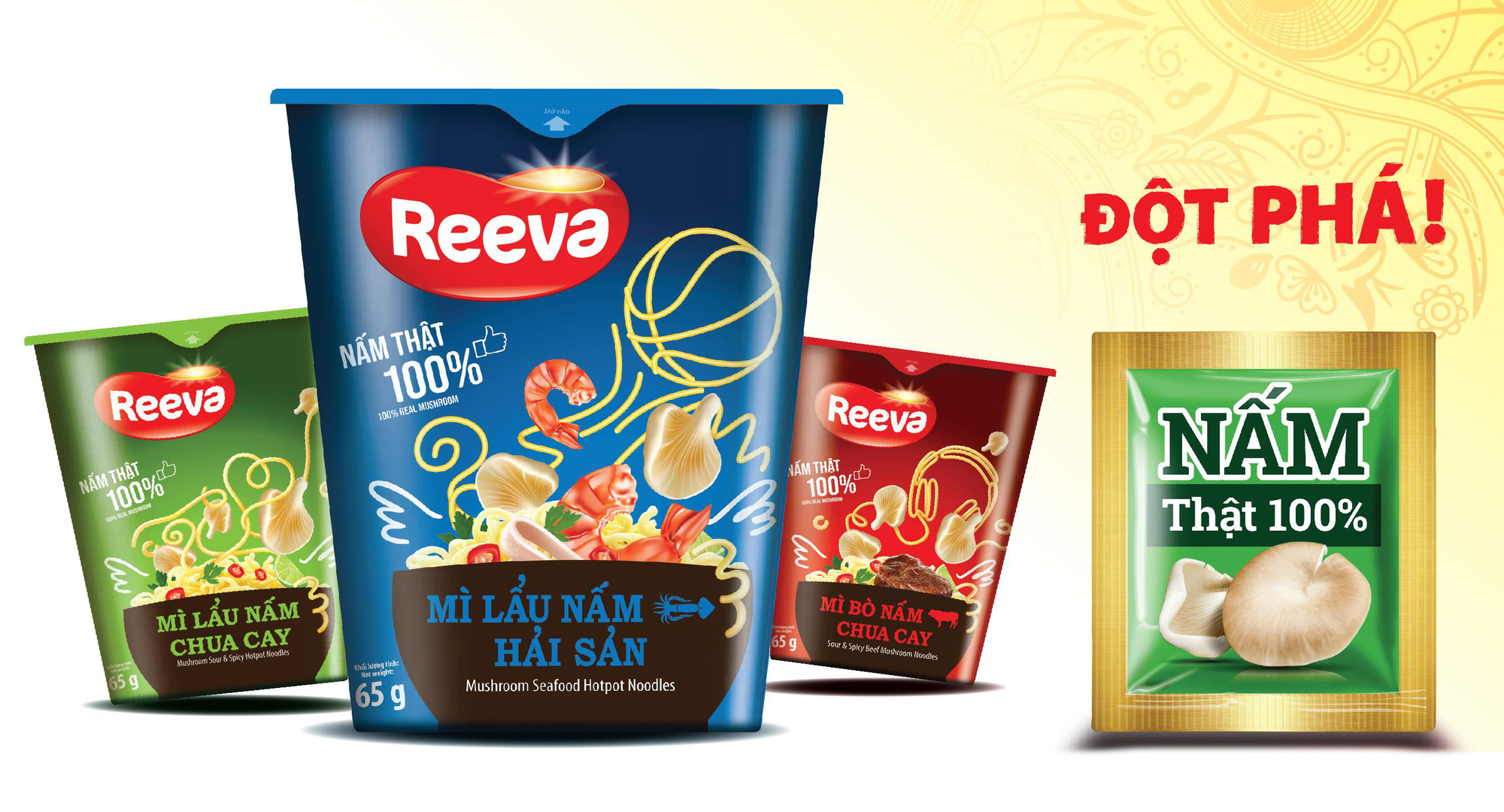 Mì Reeva – Món ngon bổ dưỡng, tăng cường đề kháng với nấm tươi cho cả nhà - Ảnh 3. Mì Reeva – Món ngon bổ dưỡng, tăng cường đề kháng với nấm tươi cho cả nhà - Ảnh 3.