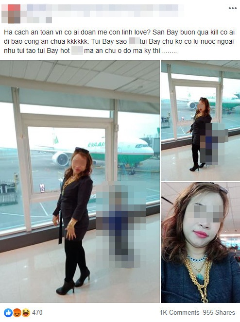 Về nước tránh dịch, người phụ nữ buông lời khiếm nhã chê bai người Việt, thách thức gọi công an ngay tại sân bay khiến cộng đồng mạng phẫn nộ - Ảnh 1. Về nước tránh dịch, người phụ nữ buông lời khiếm nhã chê bai người Việt, thách thức gọi công an ngay tại sân bay khiến cộng đồng mạng phẫn nộ - Ảnh 1.