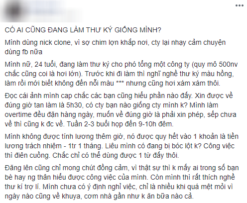 Tâm sự của một nàng thư ký Phó tổng: Tăng ca không lương hàng ngày, muốn về đúng giờ phải xin phép, tuần 2-3 buổi họp đến 9-10h đêm - Ảnh 3.