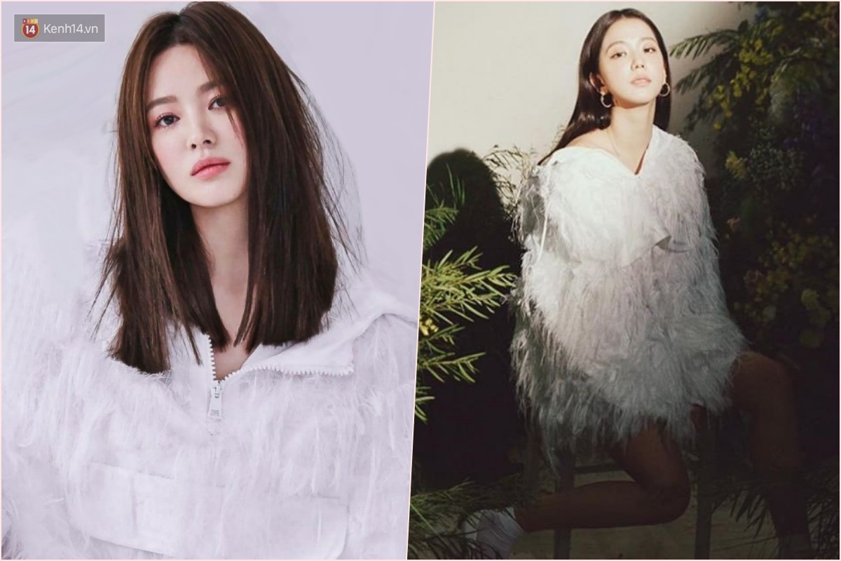 Thật &quot;cân não&quot; khi Song Hye Kyo - Jisoo đụng hàng: Tường thành nhan sắc kín như bưng, idol trẻ buông lơi lả lướt quá - Ảnh 7.