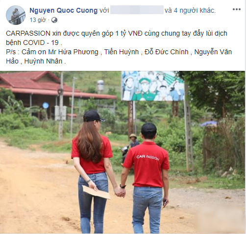 Sau gia đình chồng Hà Tăng, Cường Đô La cũng quyên góp tiền tỷ chống dịch Covid-19 - Ảnh 2.