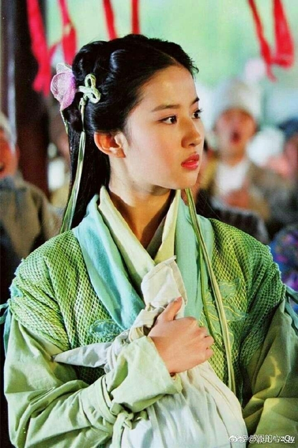 Váy xanh lá rực rỡ: Đường Yên - Dương Mịch - Angelababy là nữ thần, Lưu Thi Thi sinh ra để làm người đẹp cổ trang - Ảnh 7.