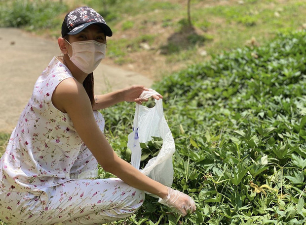 Từ hái rau sạch, vận động thể thao cho tới kết giao bạn mới, Võ Hoàng Yến khoe cuộc sống đầy "healthy" những ngày trong khu cách ly - Ảnh 5. Từ hái rau sạch, vận động thể thao cho tới kết giao bạn mới, Võ Hoàng Yến khoe cuộc sống đầy "healthy" những ngày trong khu cách ly - Ảnh 5.