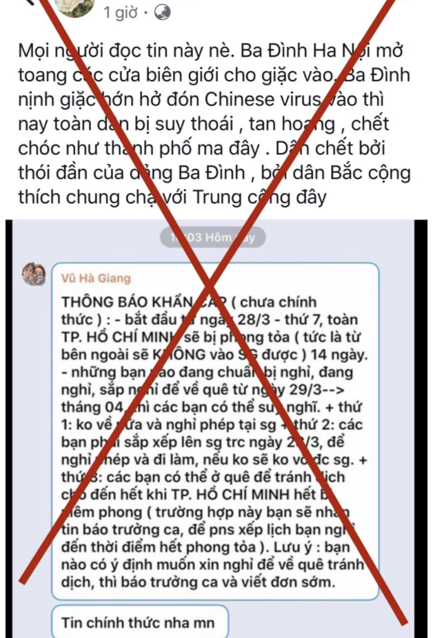 Bác thông tin TP.HCM phong tỏa 14 ngày, không cho người tỉnh khác vào vì dịch Covid-19 - Ảnh 1.