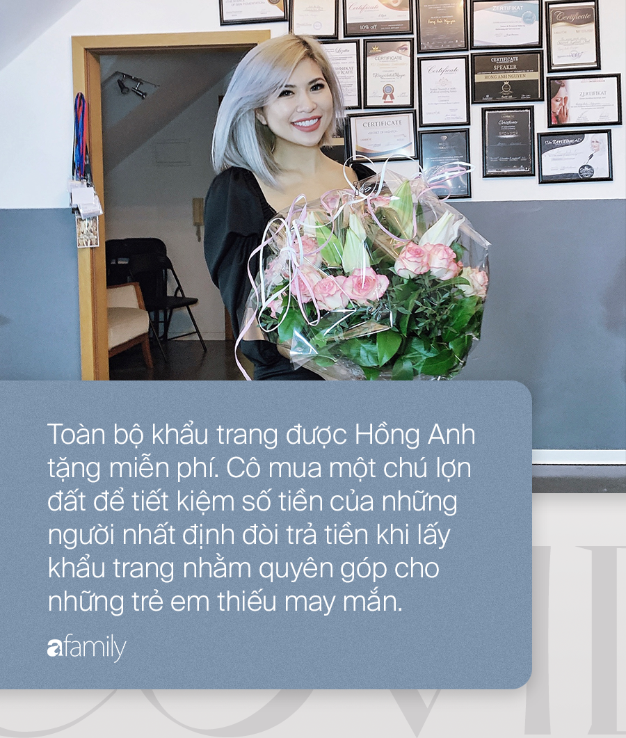 Bị đóng cửa vì Covid-19, chủ tiệm nail người Việt dành 12 tiếng mỗi ngày may khẩu trang tặng y bác sĩ và viện dưỡng lão tại Đức - Ảnh 6.