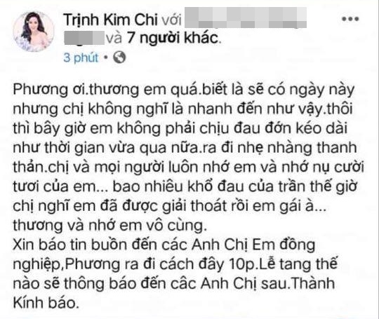 Diễn viên Mai Phương qua đời ở tuổi 35 vì ung thư - Ảnh 4.