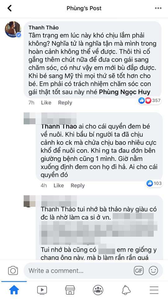 Thanh Thảo bị chỉ trích khi khuyên Phùng Ngọc Huy mang con gái Mai Phương sang Mỹ nuôi nấng - Ảnh 3.