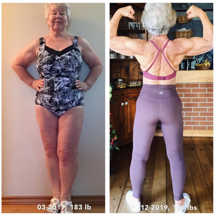 Cụ bà 73 tuổi nỗ lực giảm thành công gần 20 kg - Ảnh 2.