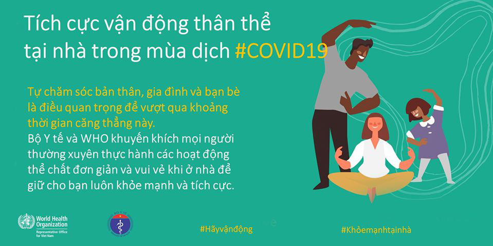 Bộ Y tế và WHO khuyến khích người dân nên tăng cường vận động thể lực để giữ sức khỏe trong mùa dịch COVID-19 - Ảnh 4.
